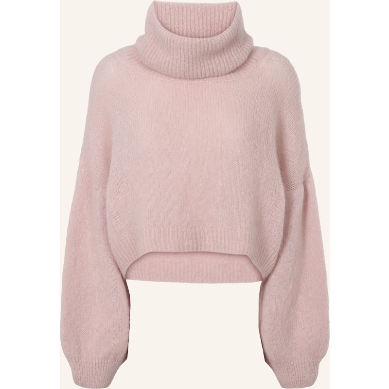 Americandreams Rollkragenpullover Aus Alpaka Andrea rosa