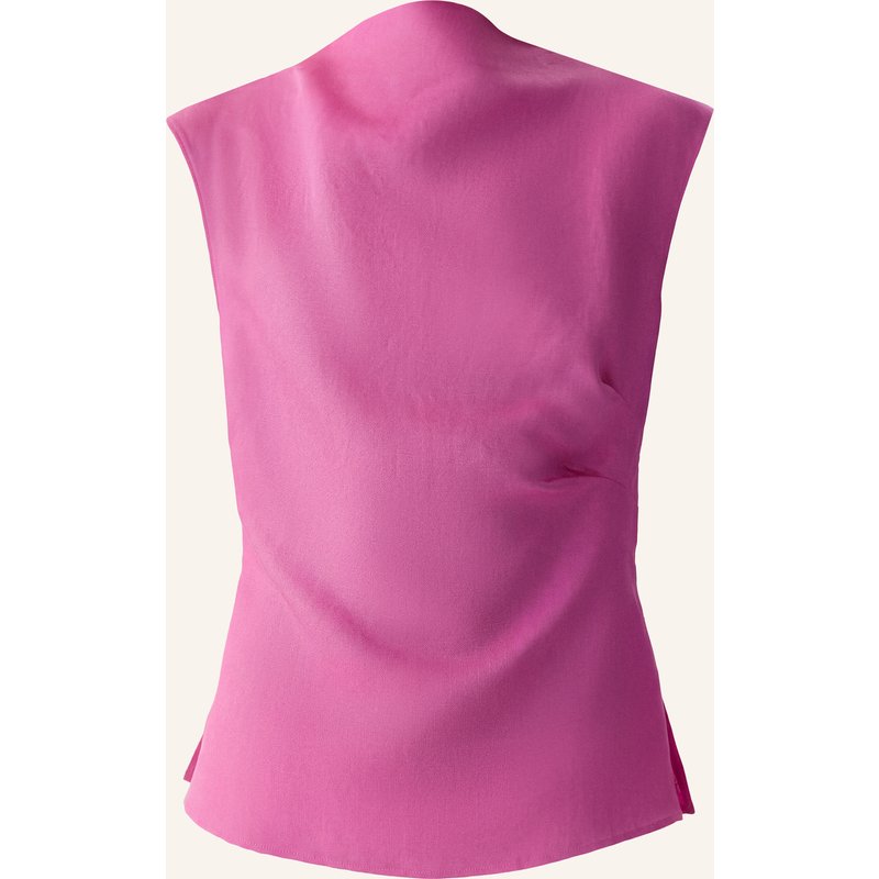 Pinxit Lyocell-Leinenbluse pink