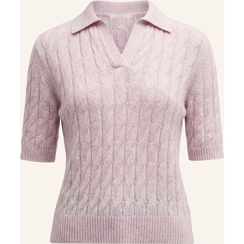 Pinxit Poloshirt Aus Mohair Und Seide pink