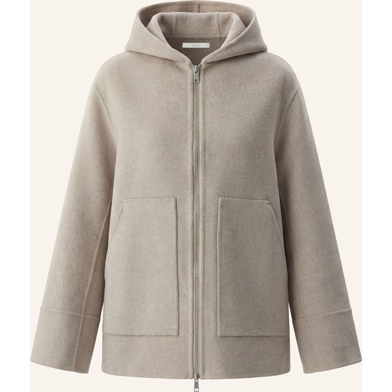 Pinxit Kurzmantel Aus Wolle Und Kaschmir beige