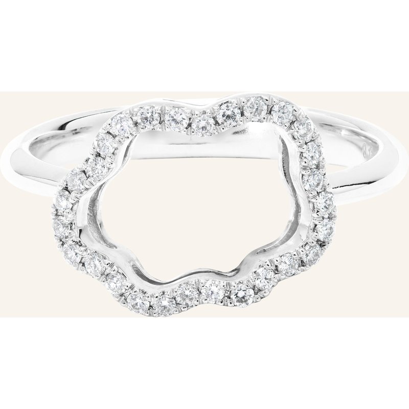 Vieri Ring Wolke Silhouette Brillanten silber