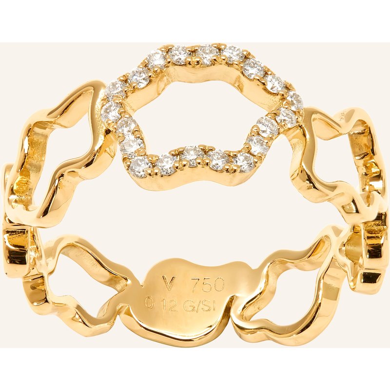 Vieri Ring Wolken Silhouetten Brillanten gold