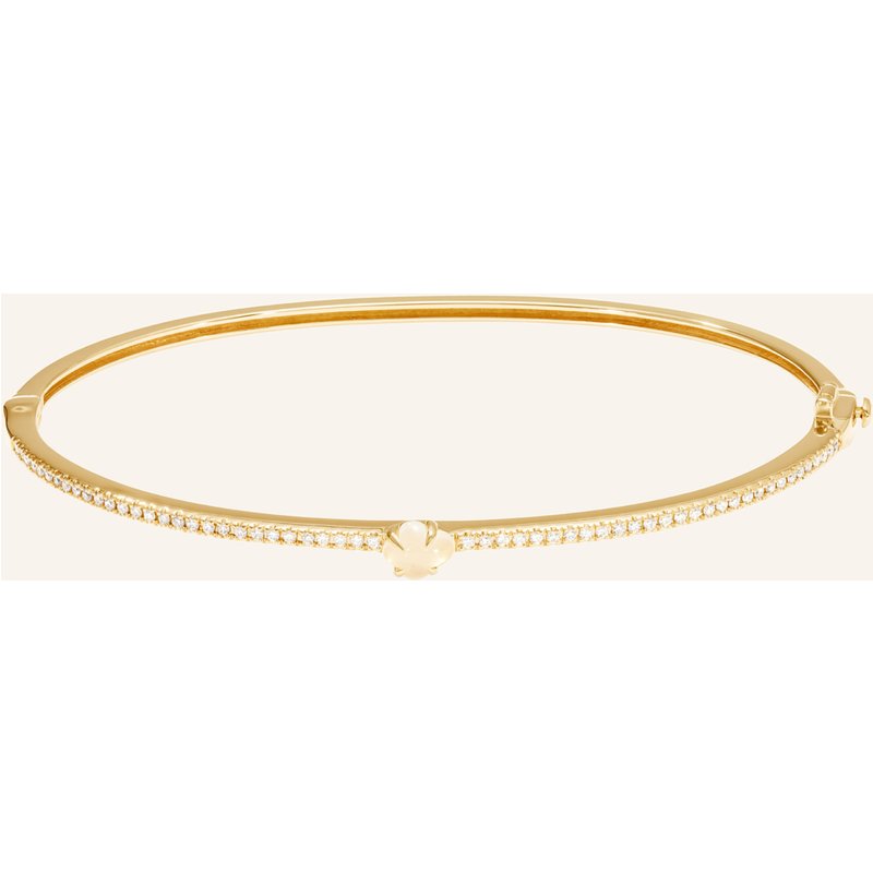 Vieri Armreif Wolke Milchquarz Brillant Pavé gold