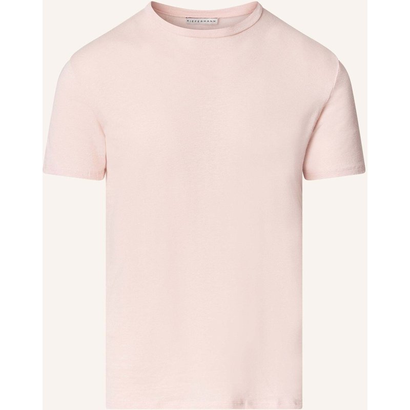 Kiefermann T-Shirt Mikelono Aus Leinen rosa