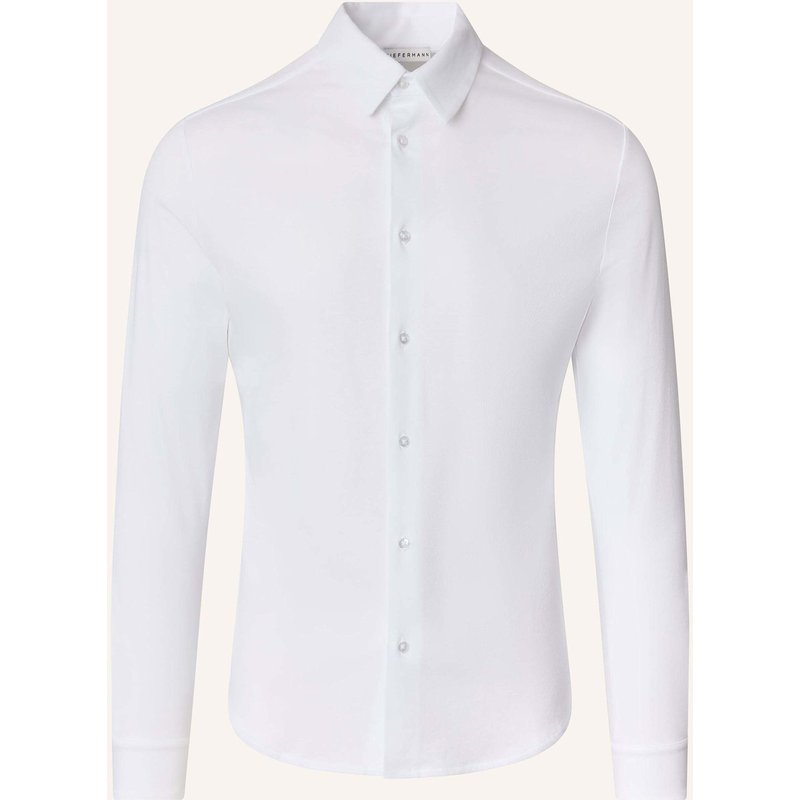 Kiefermann Jerseyhemd Piuss weiss