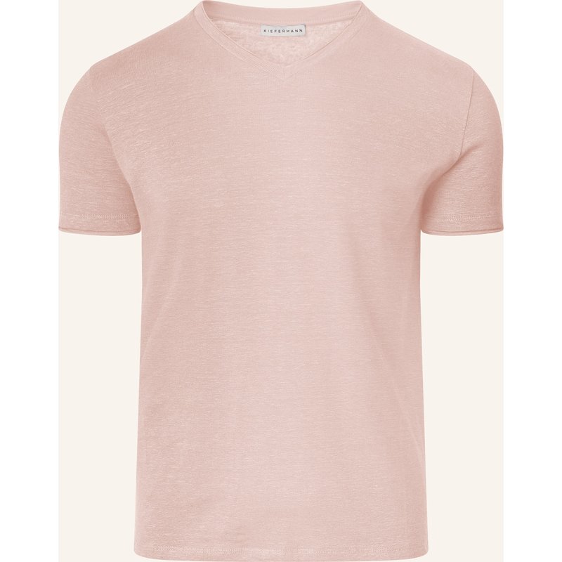 Kiefermann T-Shirt Filantio Aus Leinen rosa