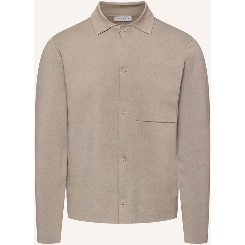 Kiefermann Strickjacke Clemenso Aus Merino beige