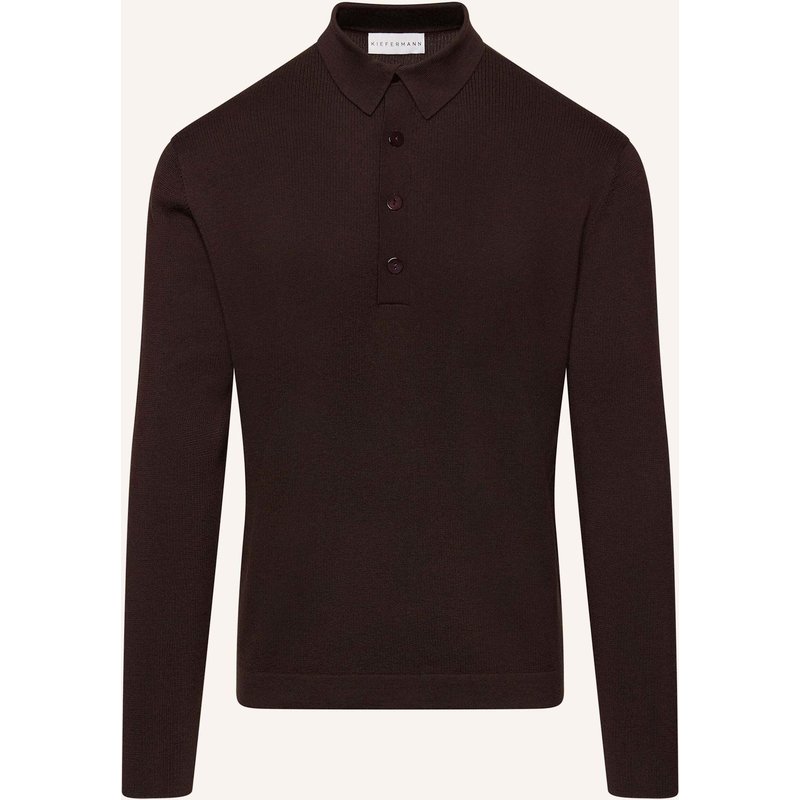 Kiefermann Poloshirt Imano Aus Merino braun