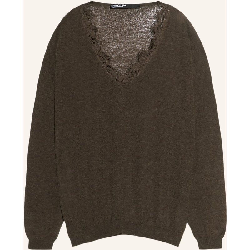 Bimba Y Lola Wollpullover braun