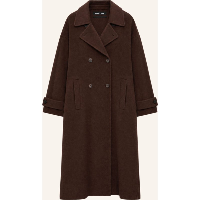 Bimba Y Lola Wollmantel schwarz