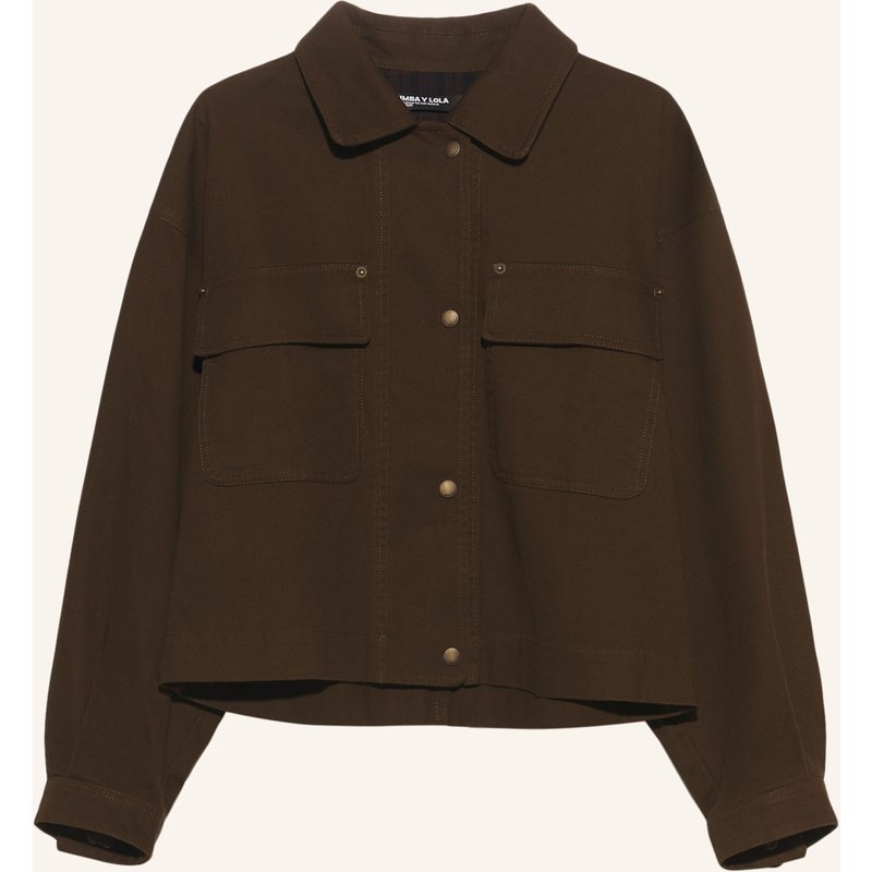 Bimba Y Lola Baumwolljacke braun