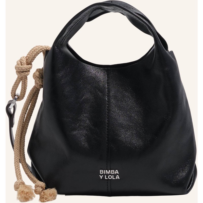 Bimba Y Lola Mini-Ledertasche schwarz