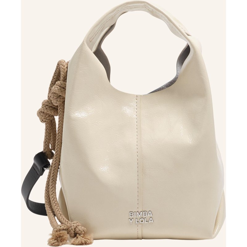 Bimba Y Lola Mini-Ledertasche weiss