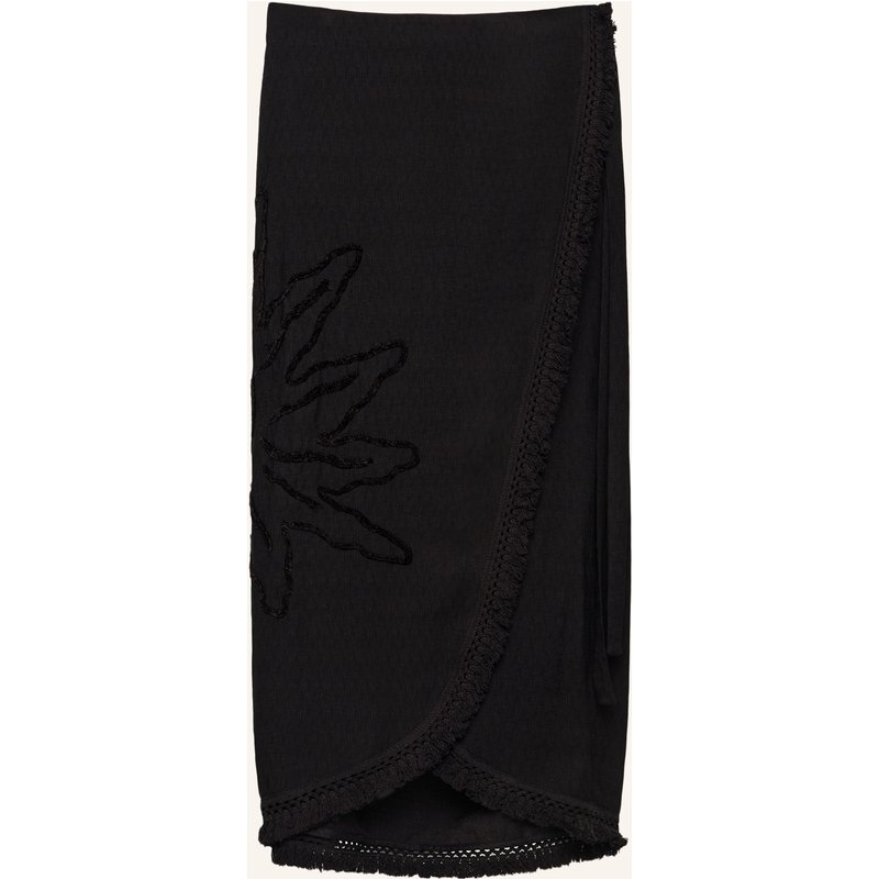 Bimba Y Lola Midi-Sarongrock schwarz