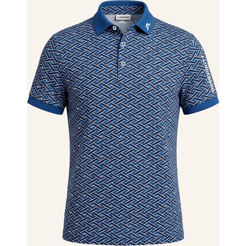 J.Lindeberg Funktions-Poloshirt blau