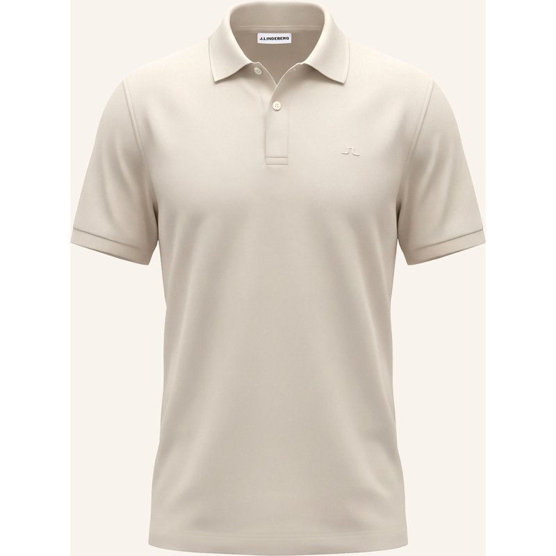 J.Lindeberg Kurzarm‑Polo‑Top beige