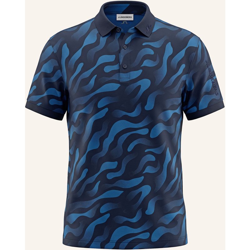 J.Lindeberg Funktions-Poloshirt blau