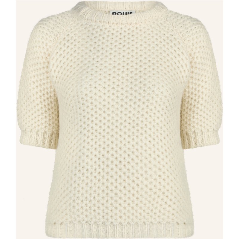 Douie Pullover Lola Aus Cashmere weiss