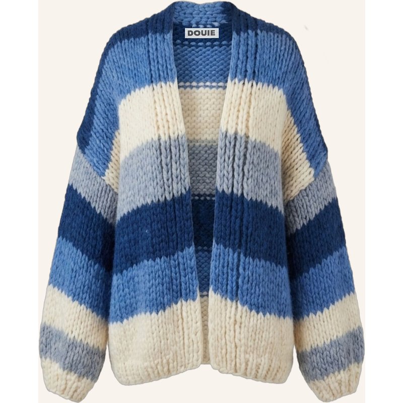 Douie Strickjacke Tilda Aus Cashmere blau