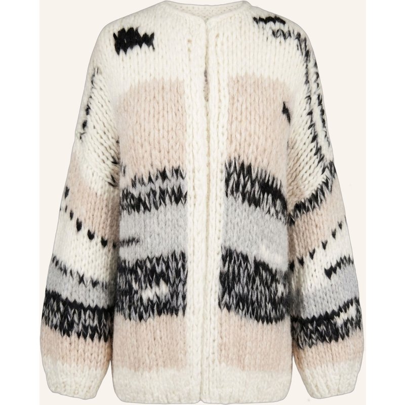 Douie Strickjacke Ninon Aus Cashmere weiss