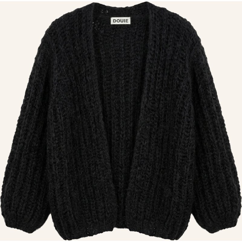 Douie Strickjacke Bavaria Mit Mohair schwarz