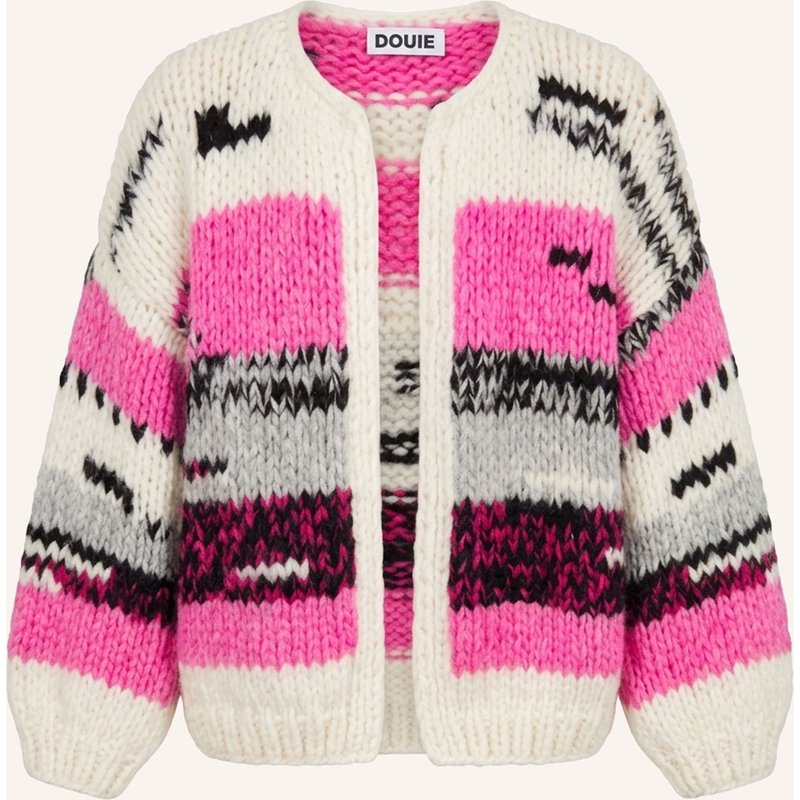 Douie Strickjacke Helena Aus Cashmere braun