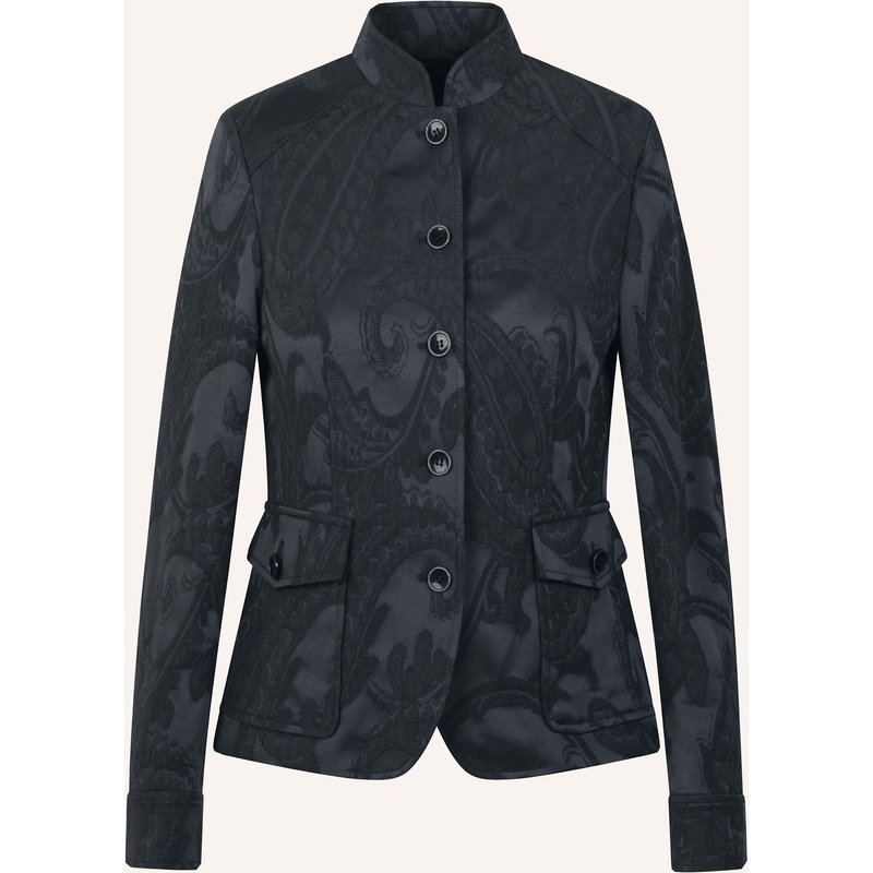 White Label Janker Jacquard Baumwoll Janker grau