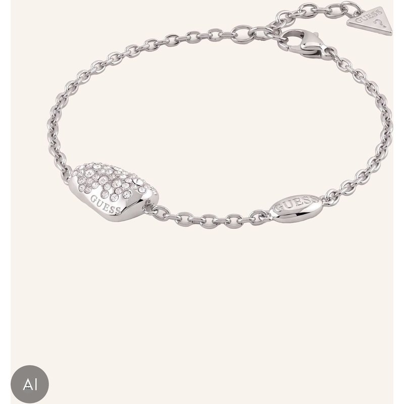 Guess Armkette silber