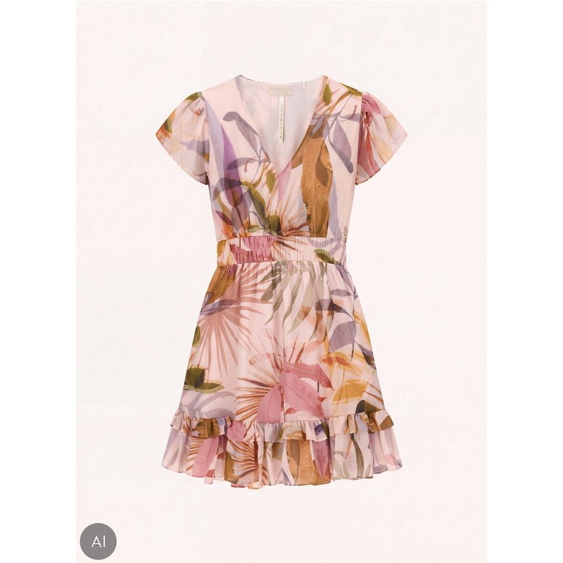 Guess Ausgestelltes Kleid pink