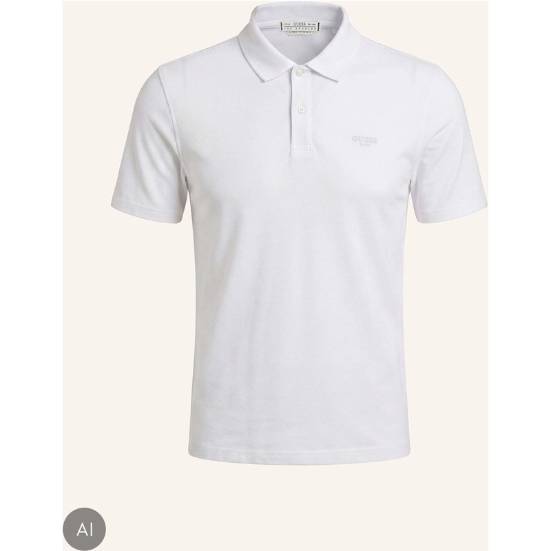Guess Poloshirt weiss