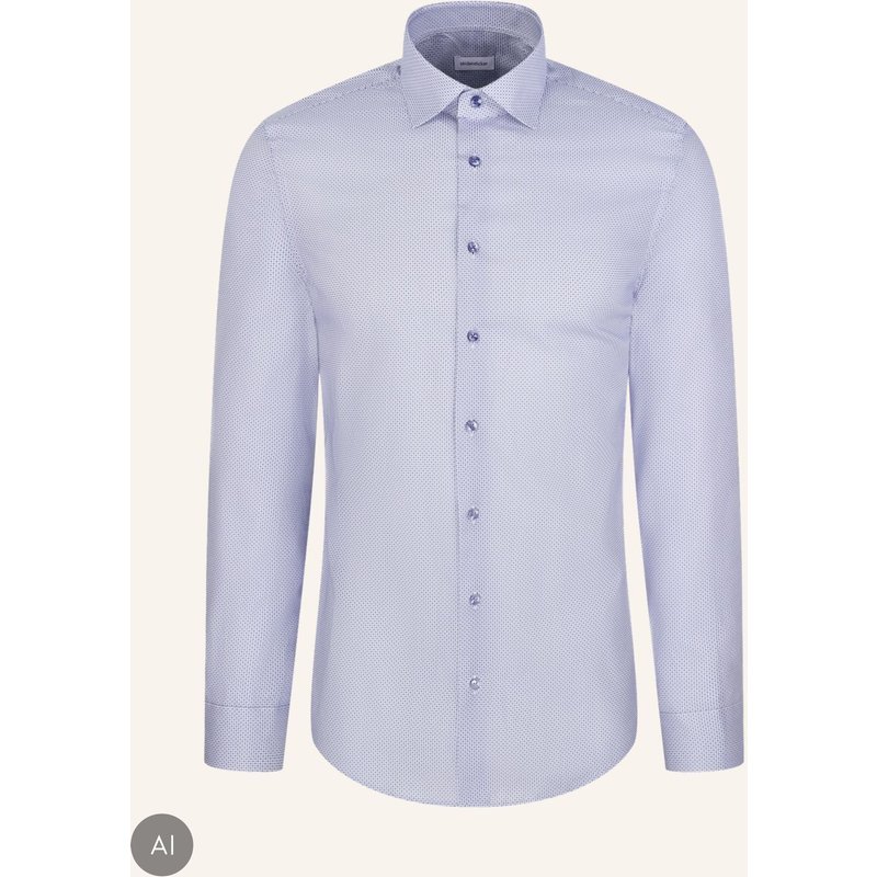 Seidensticker Business Hemd Shaped Fit blau