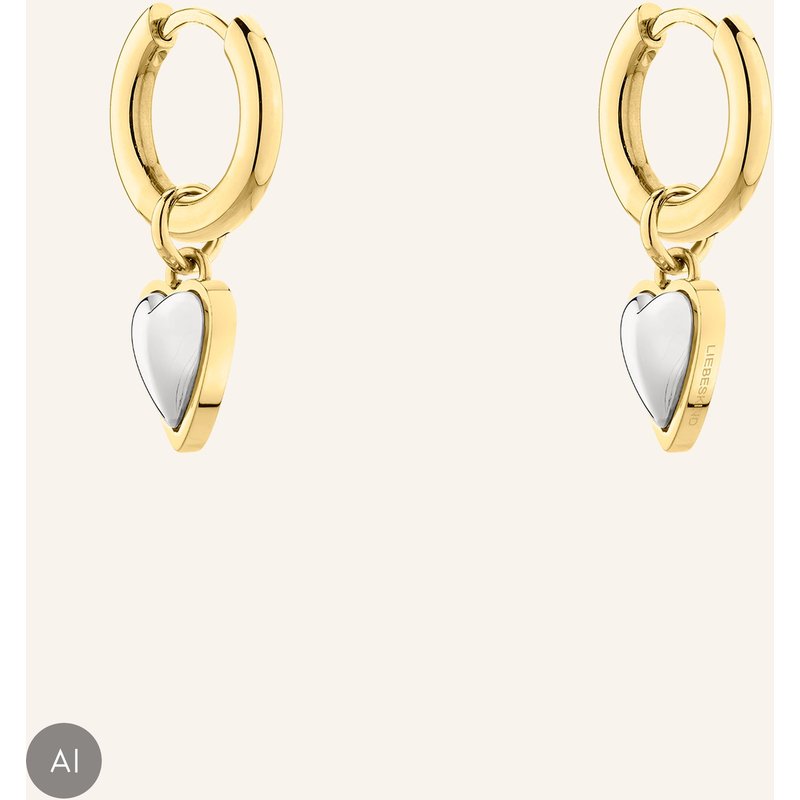 Liebeskind Creolen Aus Edelstahl gold