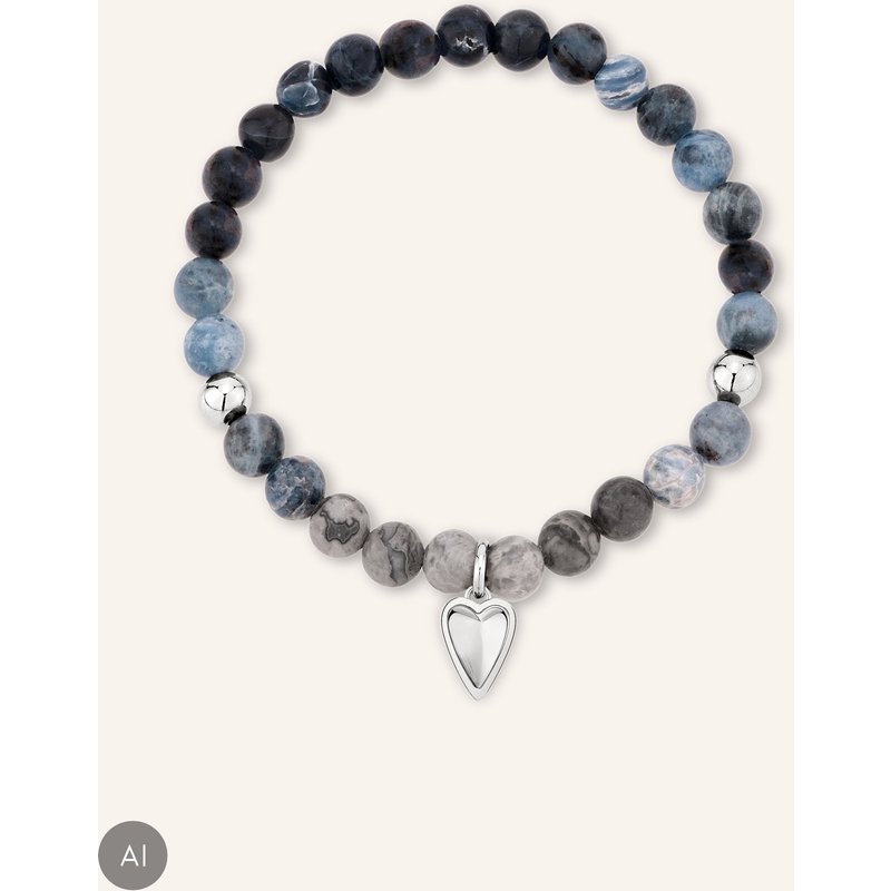 Liebeskind Armband Aus Edelstahl blau