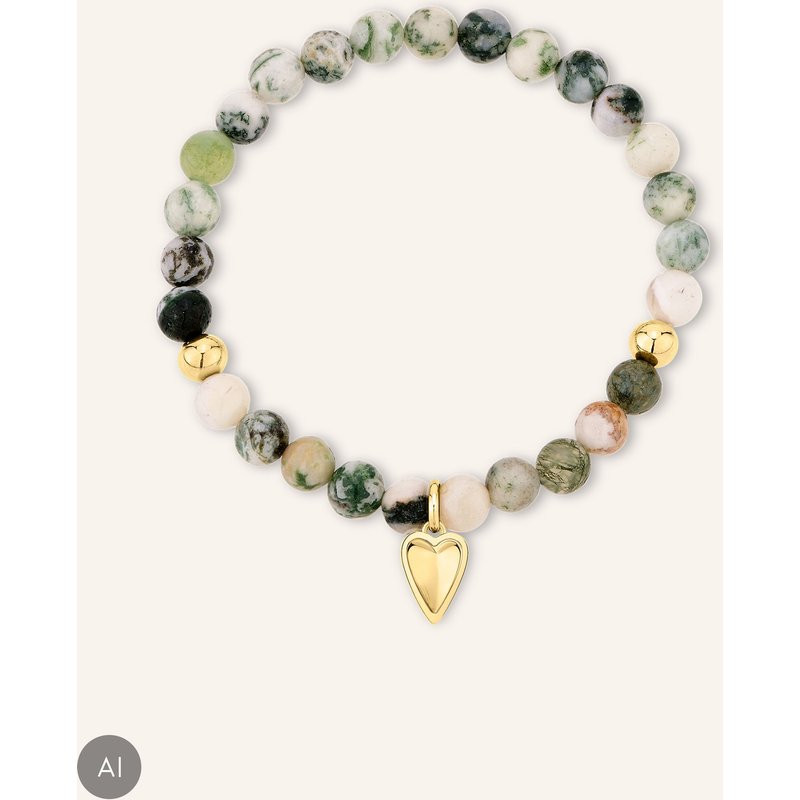 Liebeskind Armband Aus Edelstahl gruen
