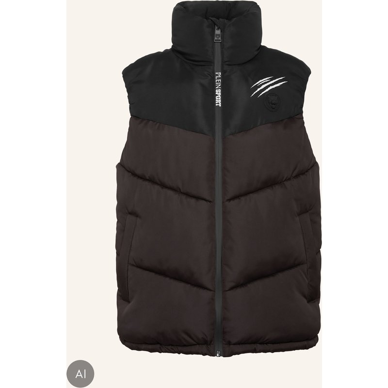 Plein Sport Kurze Weste schwarz