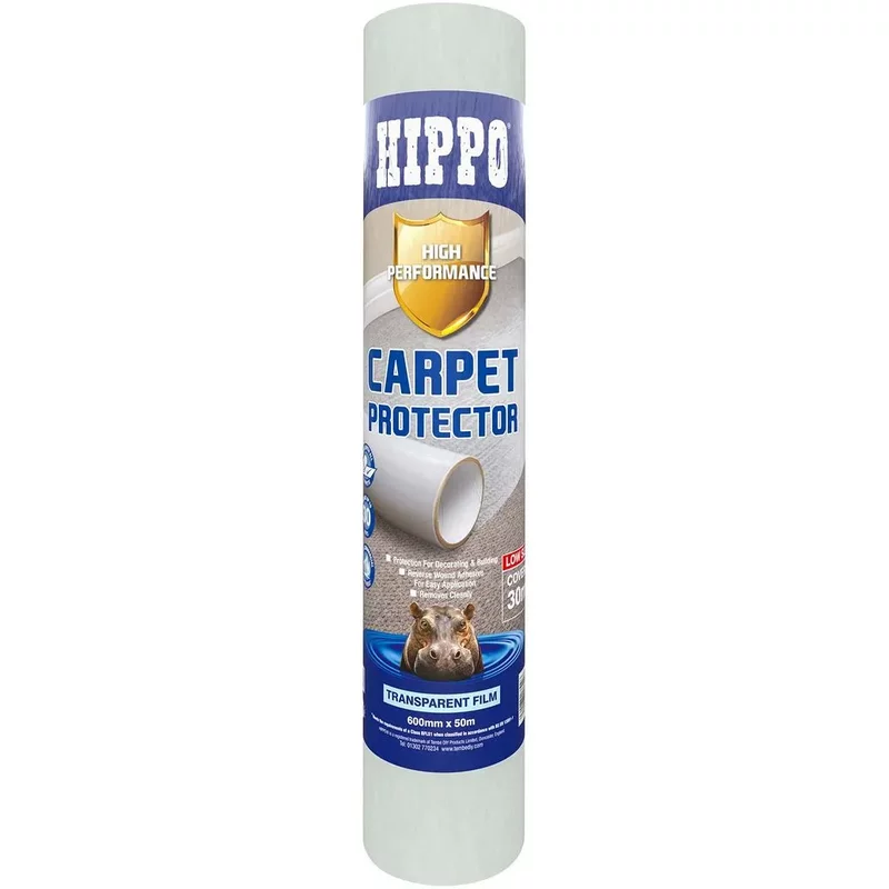 Hippo Carpet Protector 600Mm X 50M Fire Retardant