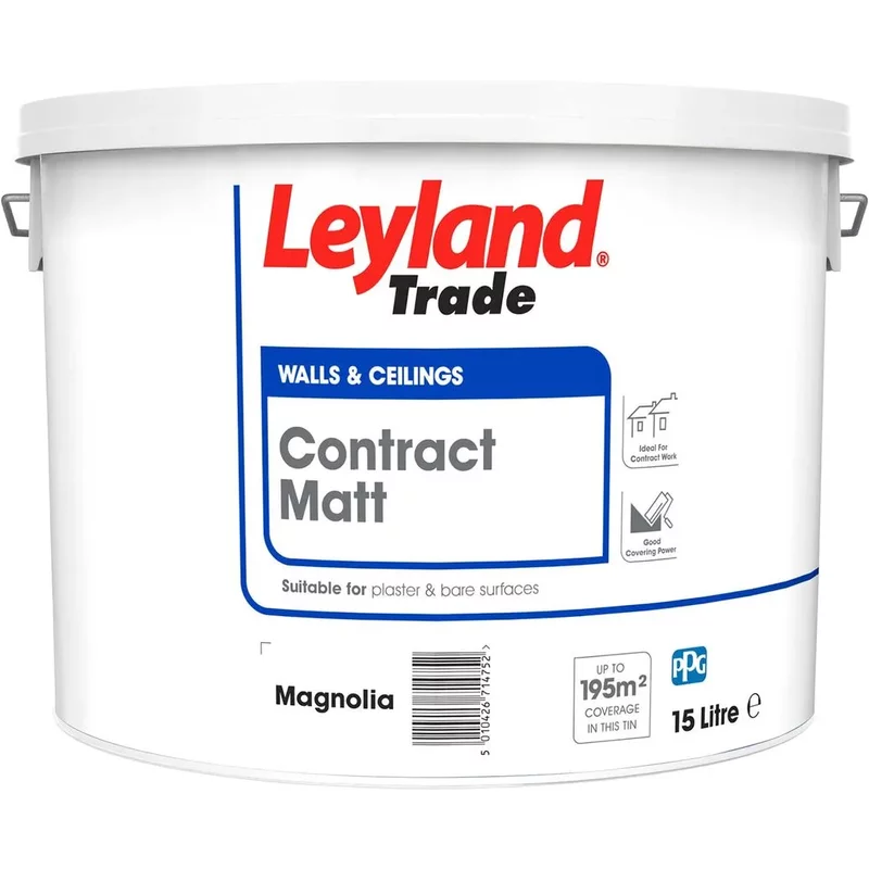 Leyland Contract Matt Magnolia 15L