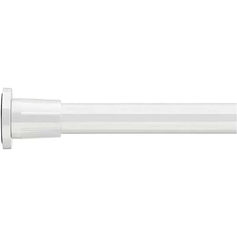Telescopic Shower Curtain Rod 1100-2600Mm White Croydex