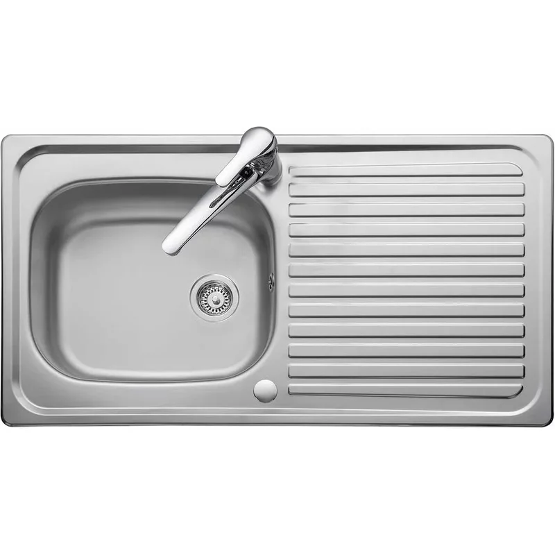Leisure Linear 1.0 Bowl Sink 950 X 508Mm S/Steel 1Th Reversible