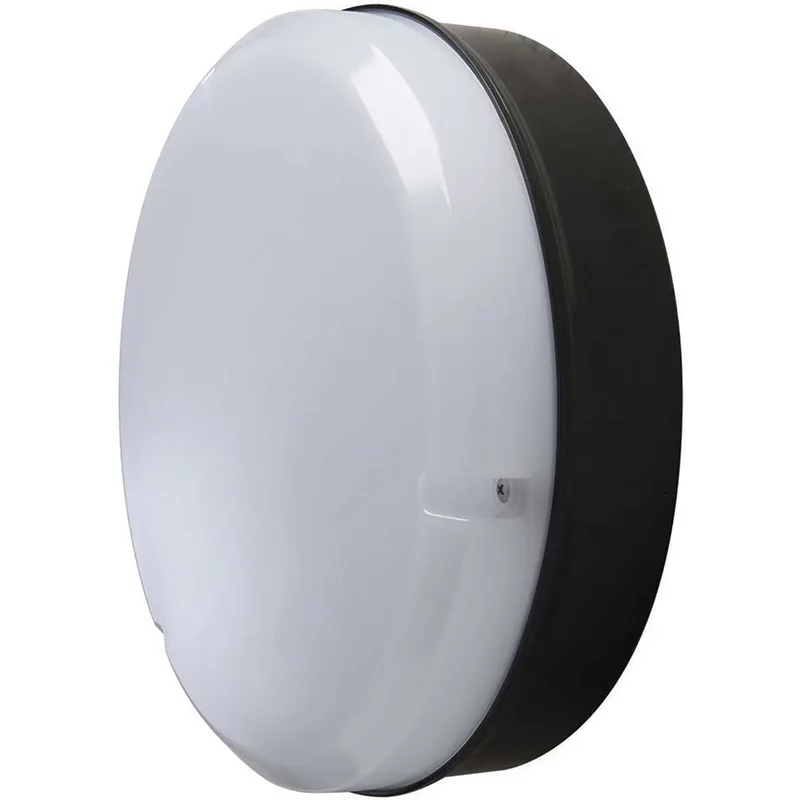 Luceco Led Mosi Round Bulkhead 290Mm Black/Opal