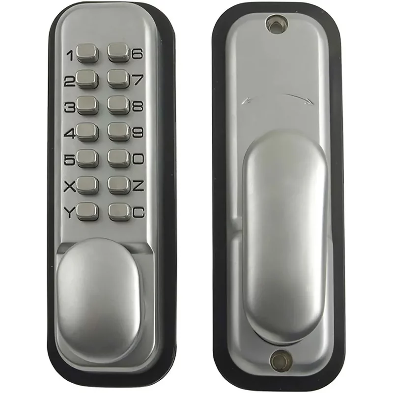 Yale Locks P-DL02-SC Push Button Door Lock Chrome Finish Hold Open Function P-DL02-SC