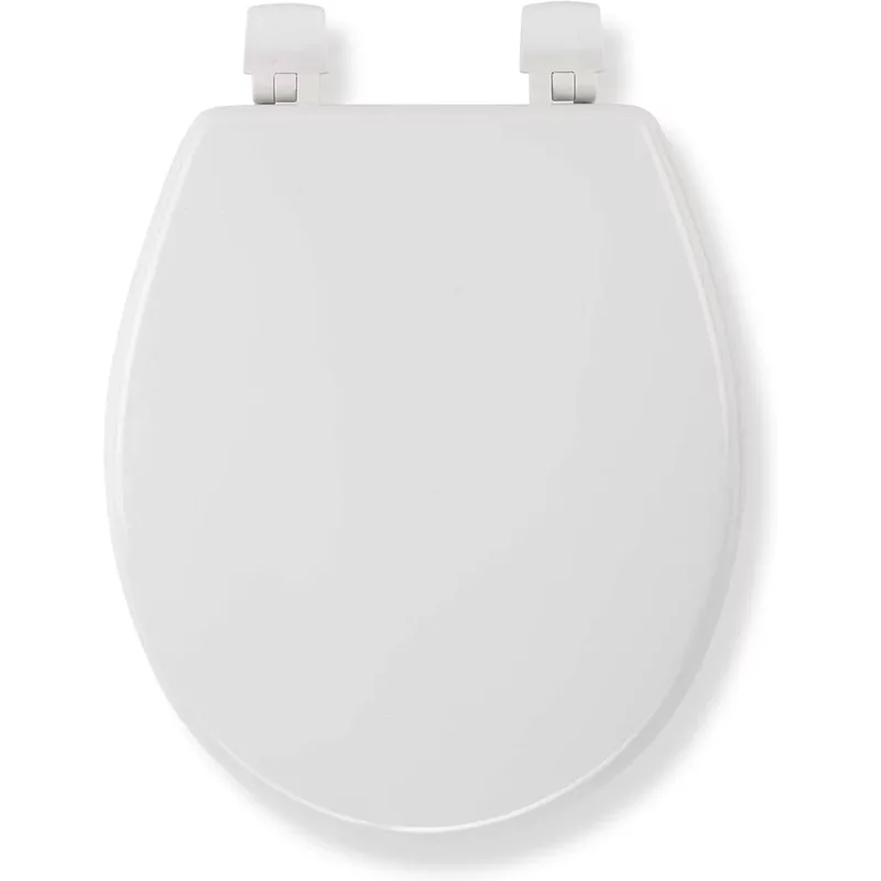 Croydex Collerson Toilet Seat Sit Tight Moulded Wood White
