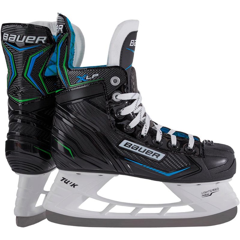 BAUER X-LP Junior-Intermediate Schwarz Eishockey-Schlittschuhe für Kinder
