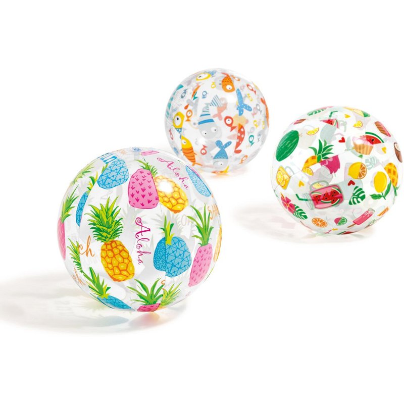 Intex Lively Strandball 51 cm - Bunte Strandkugel für Spaß am Strand