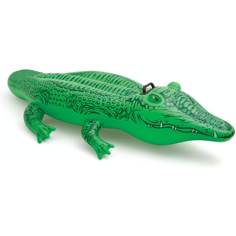 Aufblasbares Krokodil