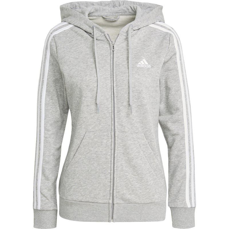 Essentials French Terry 3-Streifen Kapuzenjacke