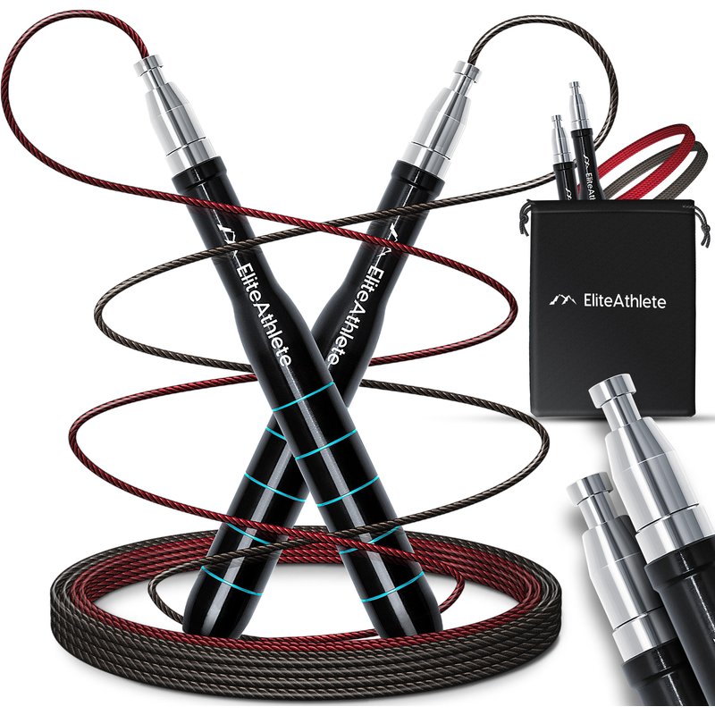 EliteAthlete® Premium Springseil Herren Damen - Speed Rope