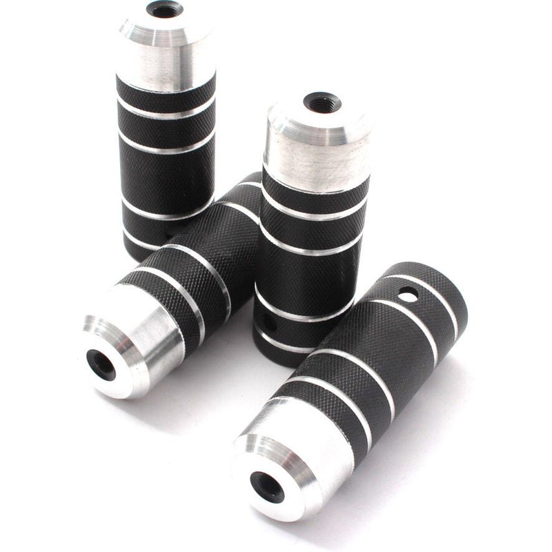 BMX PEGS COP 2 PAAR SCHWARZ ALU 10/14MM KHEBIKES