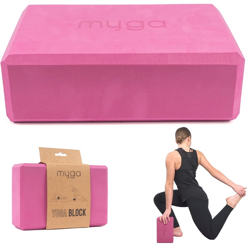Schaumstoff-Yogablock – Rosa
