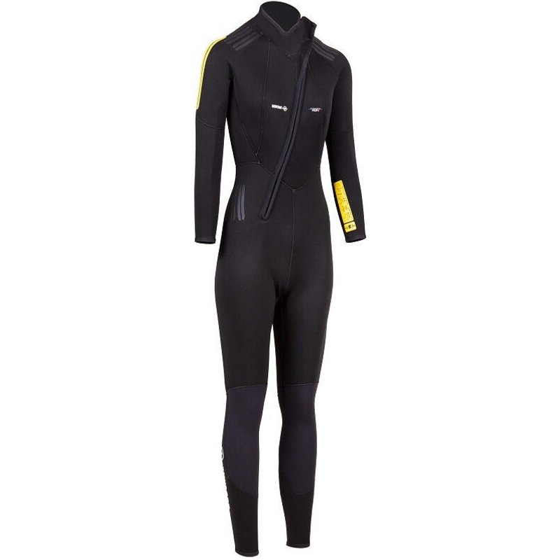 1Dive Damen-Einteiler-Tauchanzug mit Kragen 5 mm